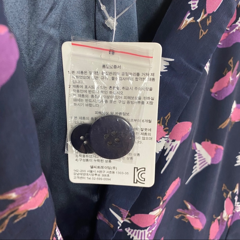 LUCCA COUTURE Silky Birds Blazer - Picture 6 of 11